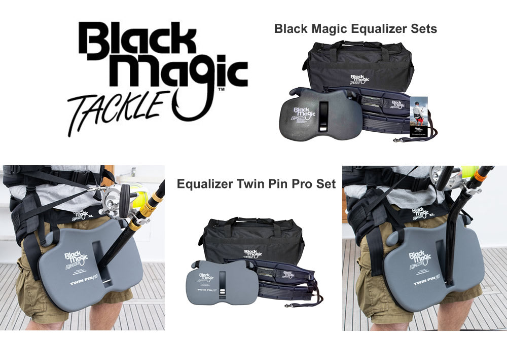 Black Magic Tackle Twin Pin Pro Equalizer Harness and Gimbal Set