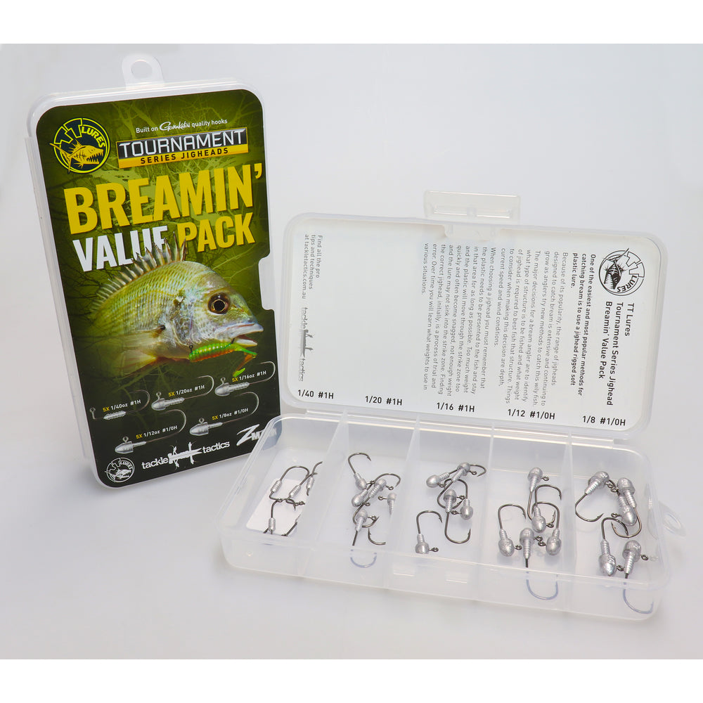 TT Lures Tournament Series Breamin Jighead Value Pack – Anglerpower Fishing  Tackle