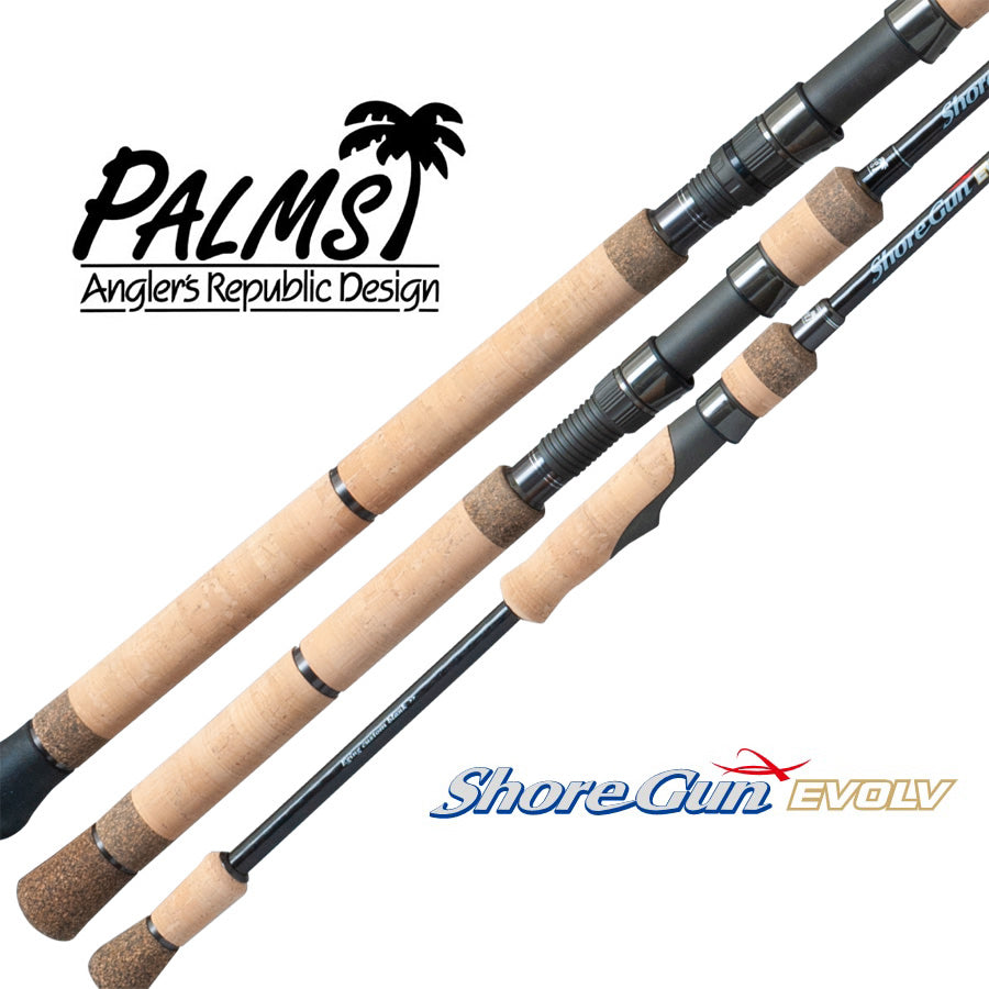 blue runner fishing pole Palms 21 Shore Gun Evolv Blue Runner Jigging Rod – Anglerpower Fishing Tackle
