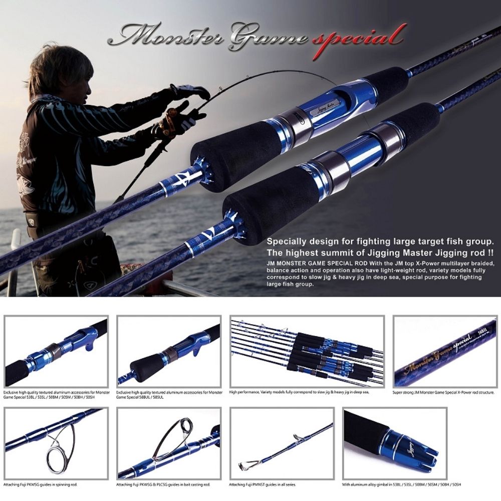 Jigging Master Monster Game Special Rod – Anglerpower Fishing Tackle