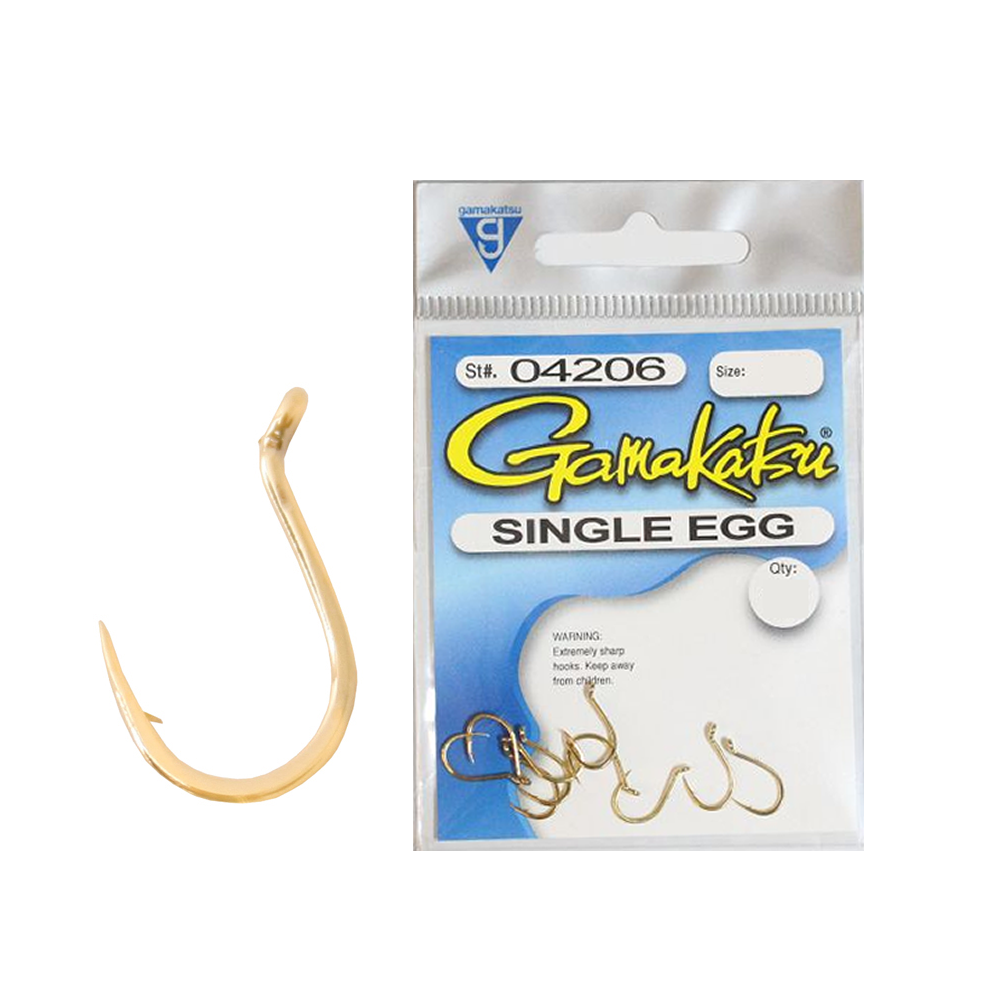 egg hooks for fishing Gamakatsu Single Egg Hooks – Anglerpower Fishing Tackle