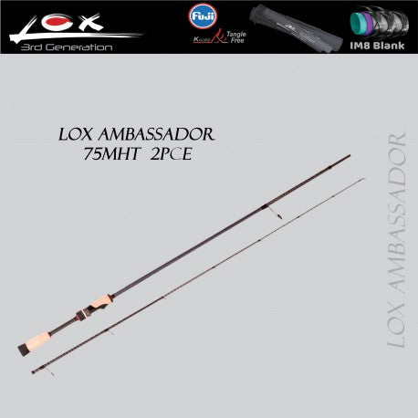Lox Ambassador Medium Spin Rod - CLEARANCE