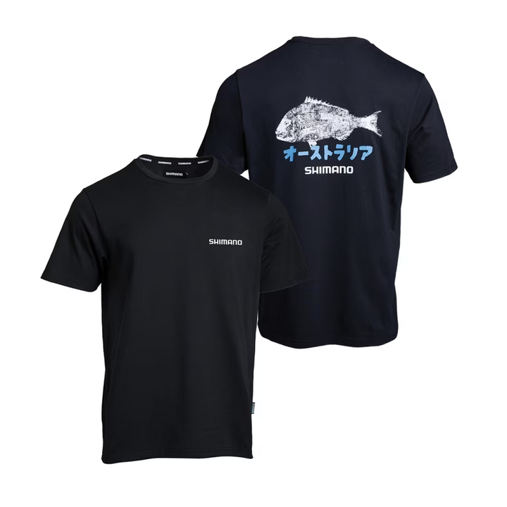 Shimano Gyotaku T-Shirt Black