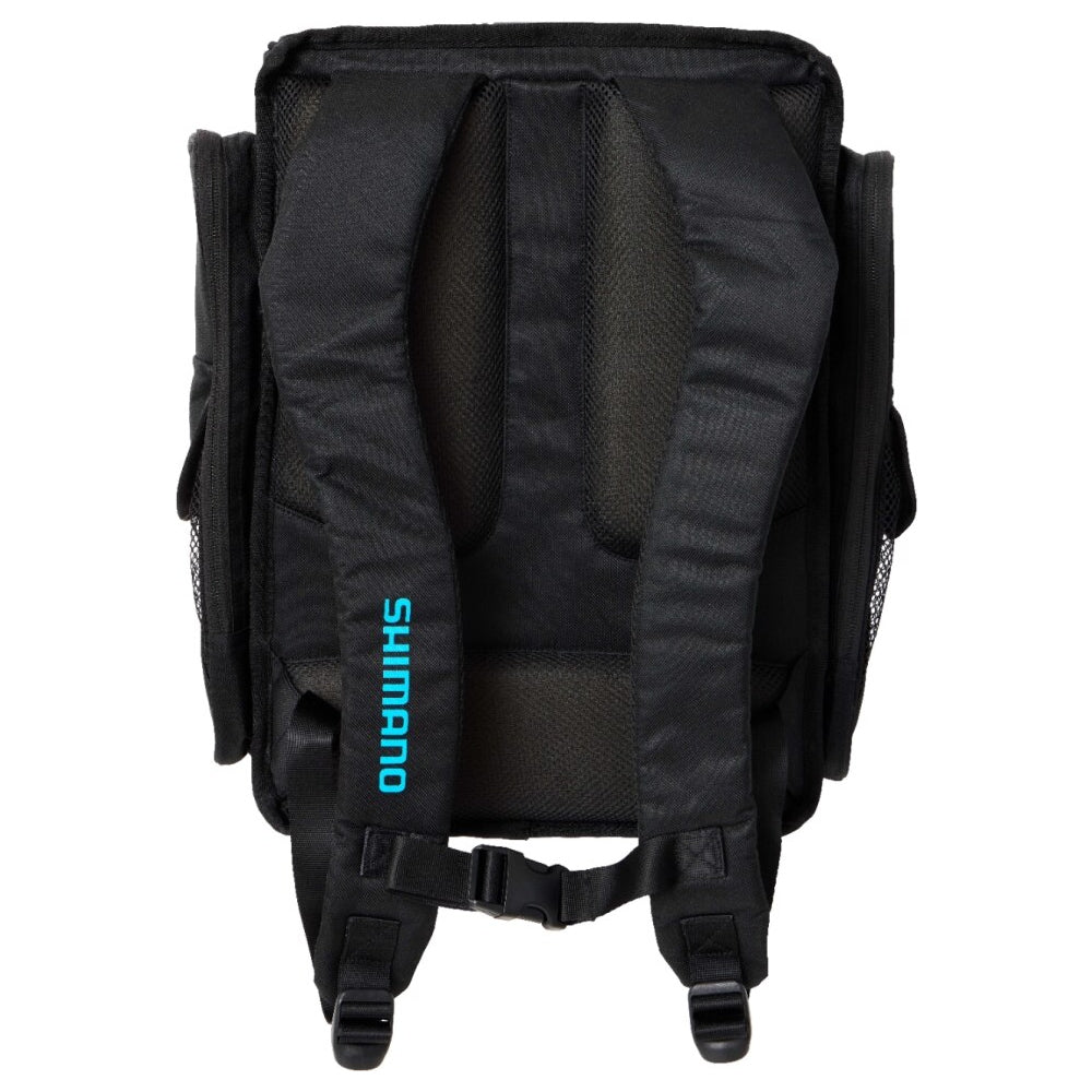 Shimano Back Pack Large With Tackle Box Black