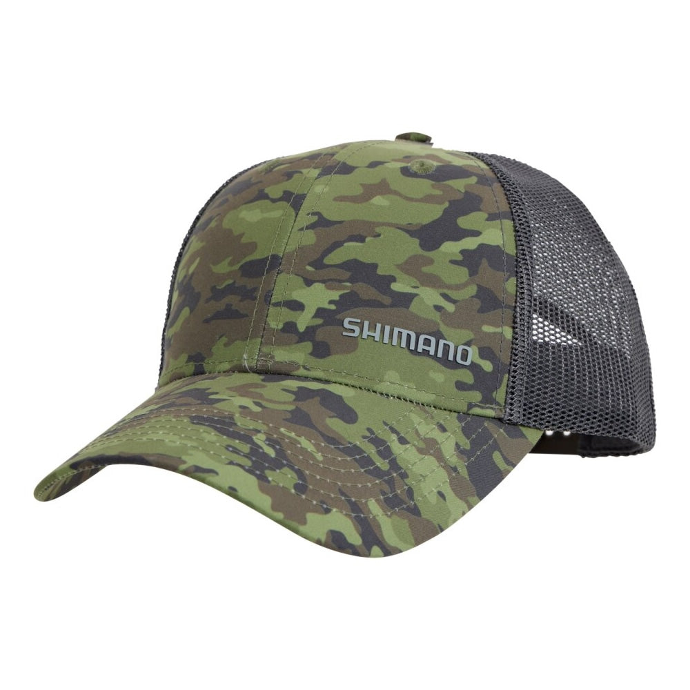 Shimano Trucker Cap Moss Camo