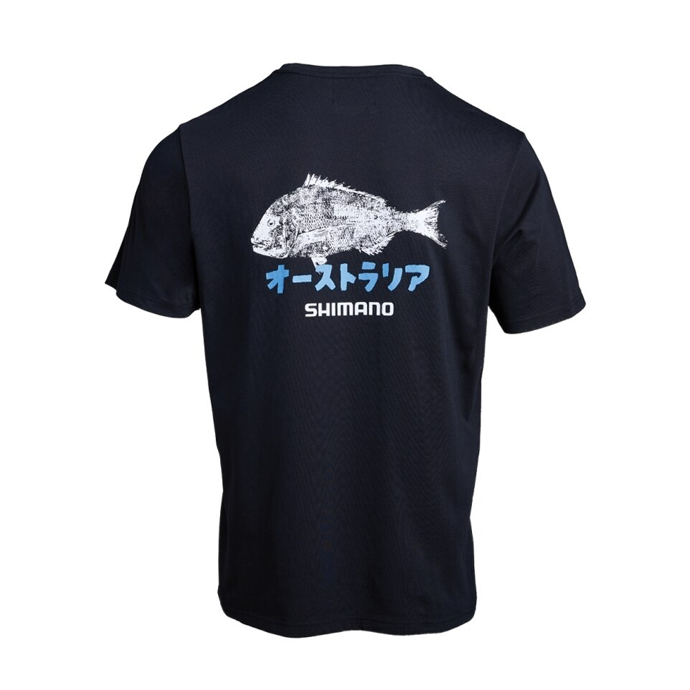 Shimano Gyotaku T-Shirt Black