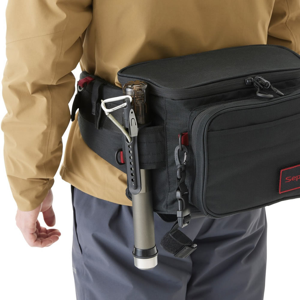 Shimano JDM Sephia Rungun Waist Bag BW-222W Black Size L