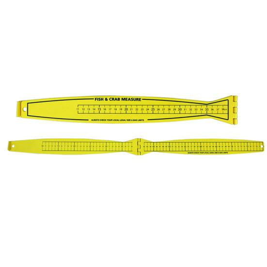 Force Ten Double Fish Measure Ruler 80cm