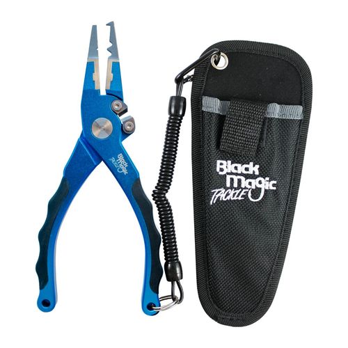 Black Magic Compact Fishing Pliers Blue