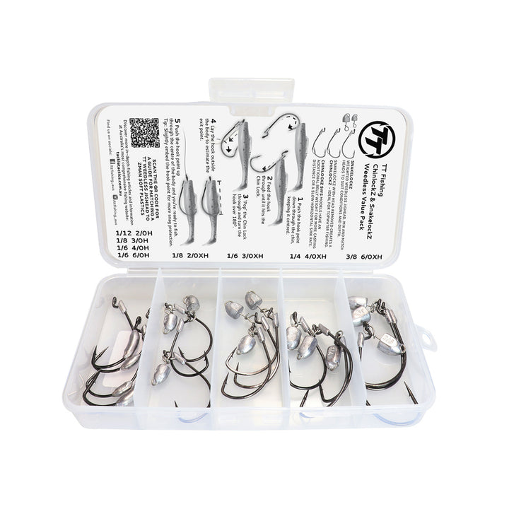 TT Lures Weedless Rig Jighead Value Pack