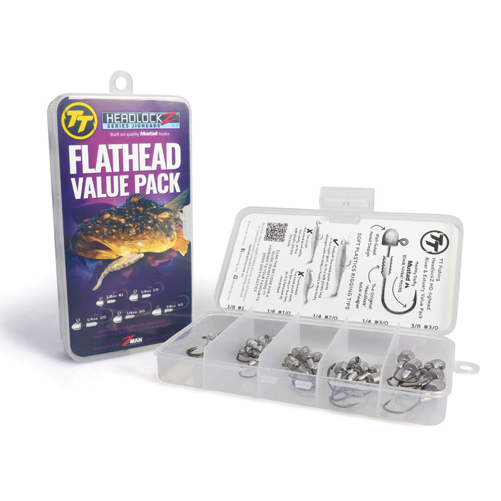 TT Lures HeadlockZ HD Flathead Jighead Value Pack