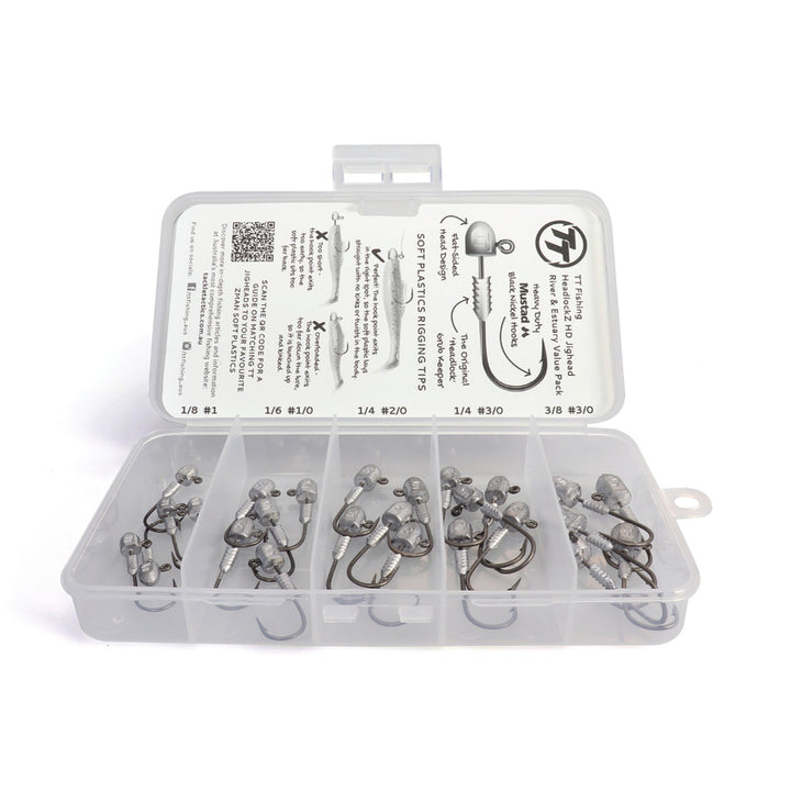 TT Lures HeadlockZ HD Flathead Jighead Value Pack