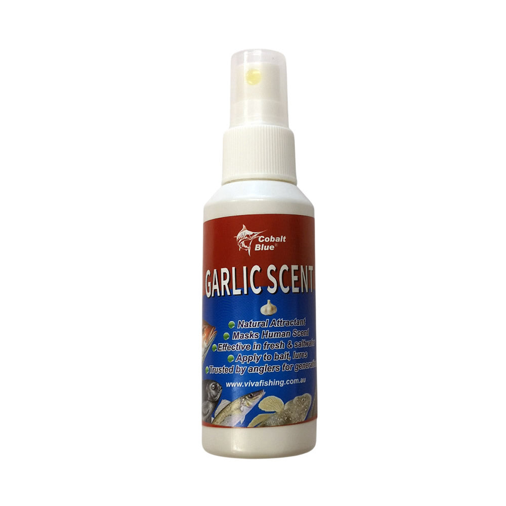 Cobalt Blue Garlic Scent Fish Attractant Spray