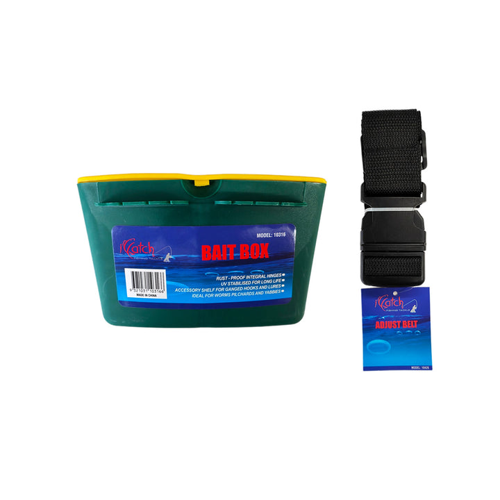 iCatch Large Bait Box and Belt Combo