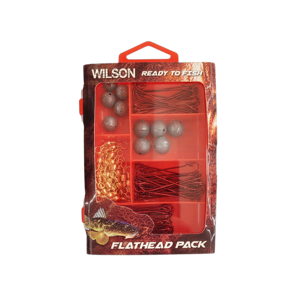 Wilson Ready To Fish Tackle Kits Flathead Pack