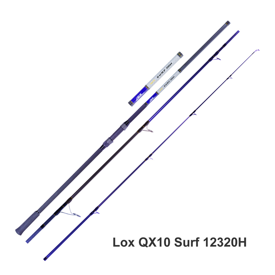 Lox Rods Lox QX10 Surf 12320H Spin Rod – Anglerpower Fishing Tackle