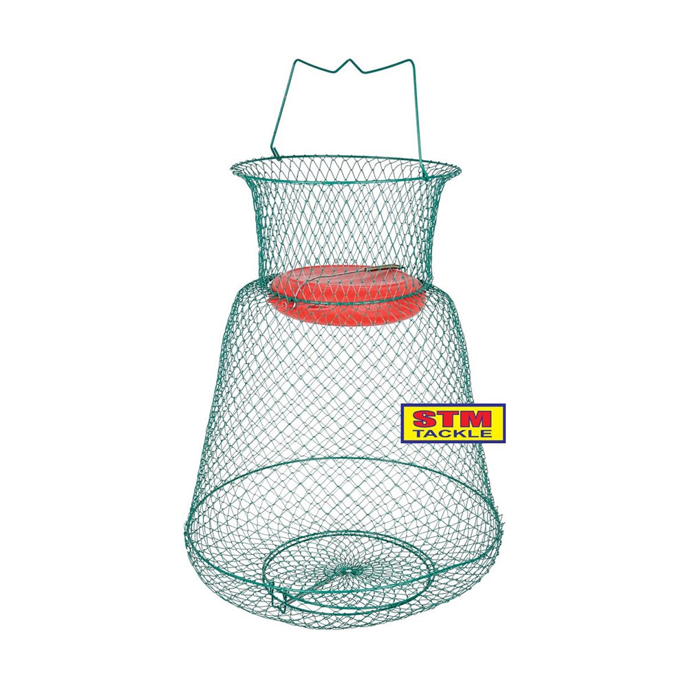 STM Collapsible Floating Fish Keeper Net Round Lid