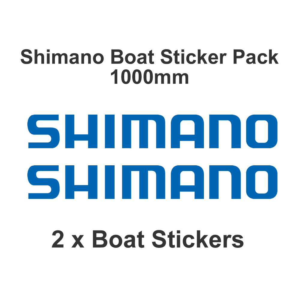 Shimano Boat Sticker Pack Extra Large 1000mm
