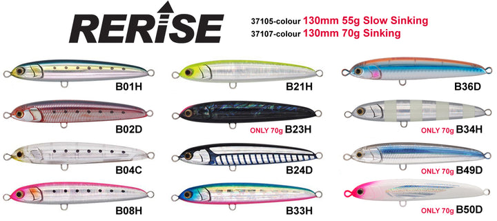 Maria Rerise Slow Sinking Lure 105mm 40g