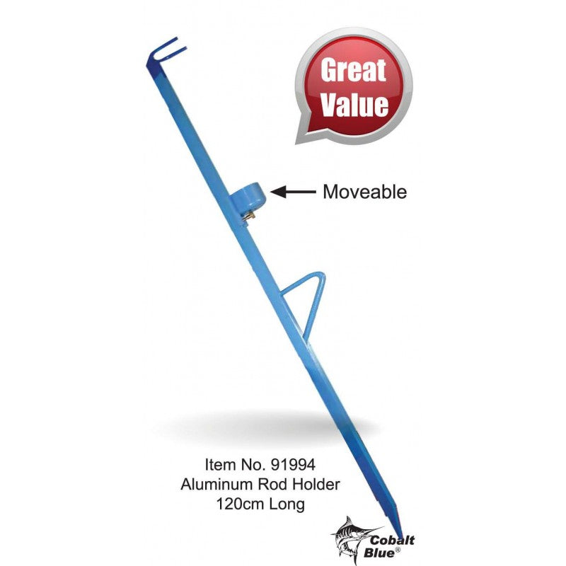 Cobalt Blue Alum Beach Rod Holder 120cm (Pickup Only)