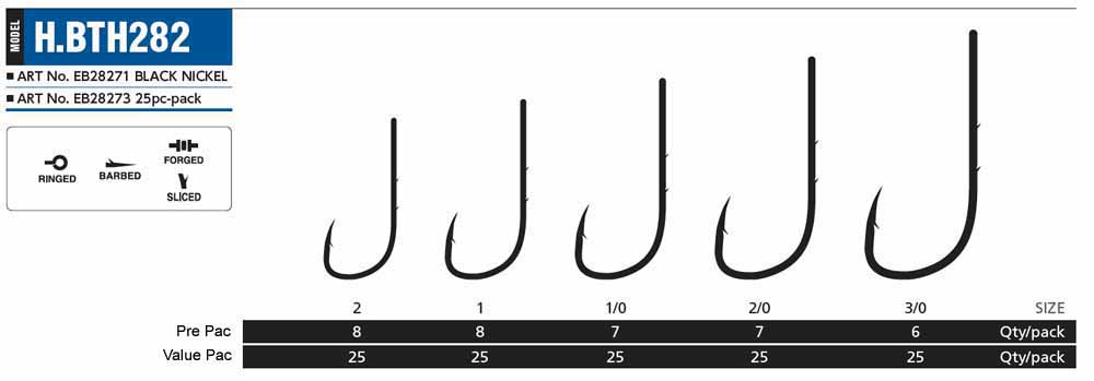 Hayabusa H.BTH282 Baitholder Hooks Pre Pack