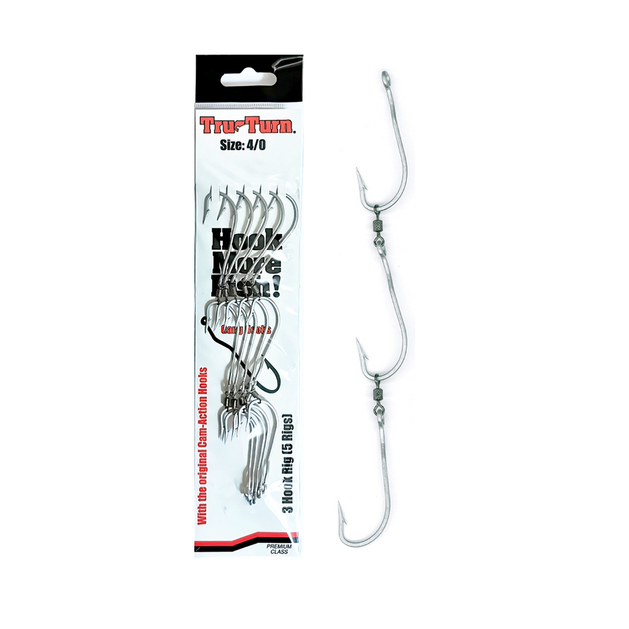 Tru Turn Gang Hooks 3 Hooks 5 Sets – Anglerpower Fishing Tackle