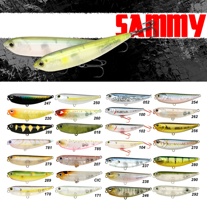 Lucky Craft Sammy 105 - Esca Da Pesca Di Superficie - Modelli Di Colore Disponibili - 2