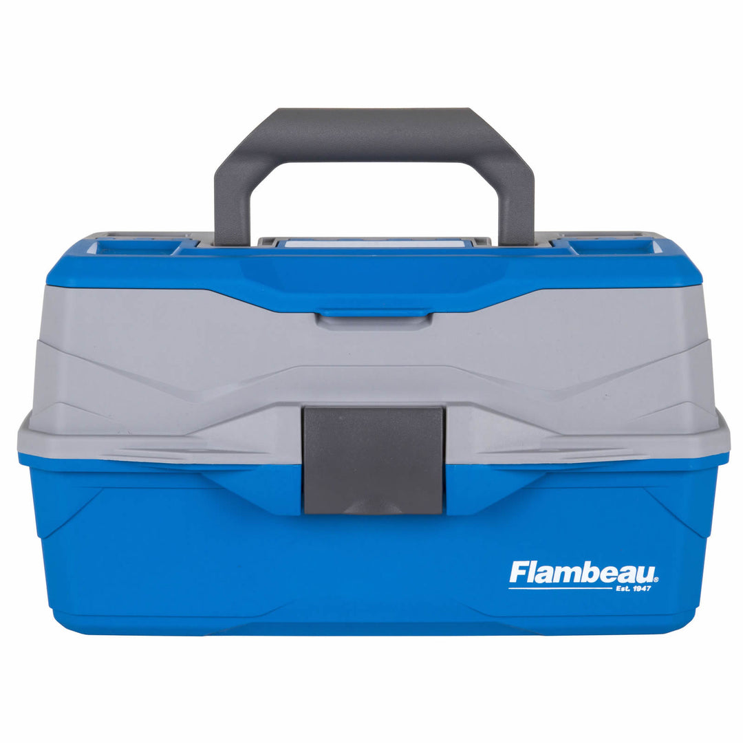 Flambeau Redefined Two Tray Tackle Box 6382TB Blue – Anglerpower Fishing  Tackle