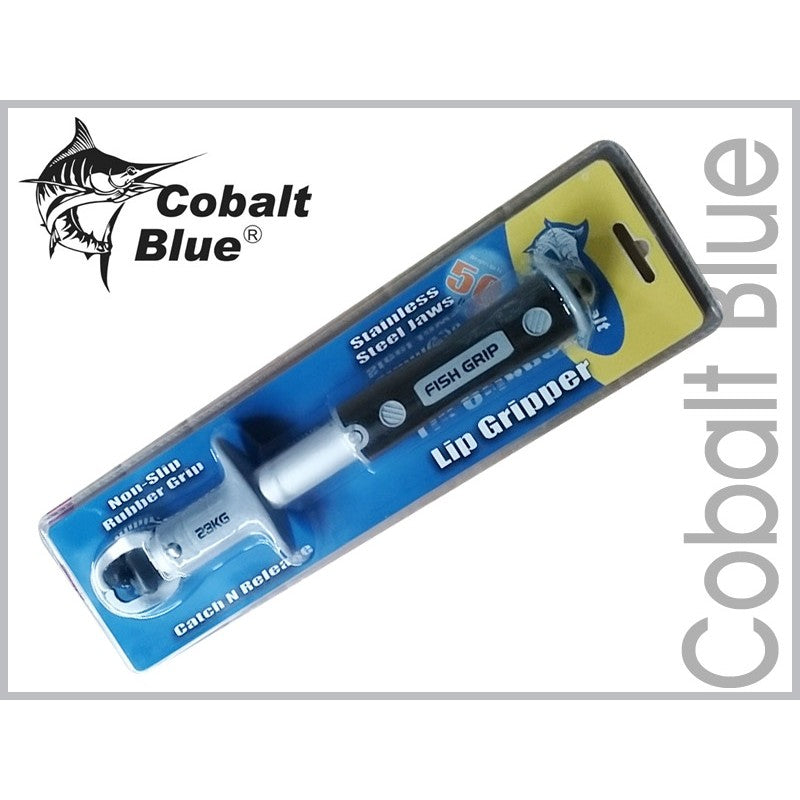 Cobalt Blue Lip Gripper with Scale 50lb
