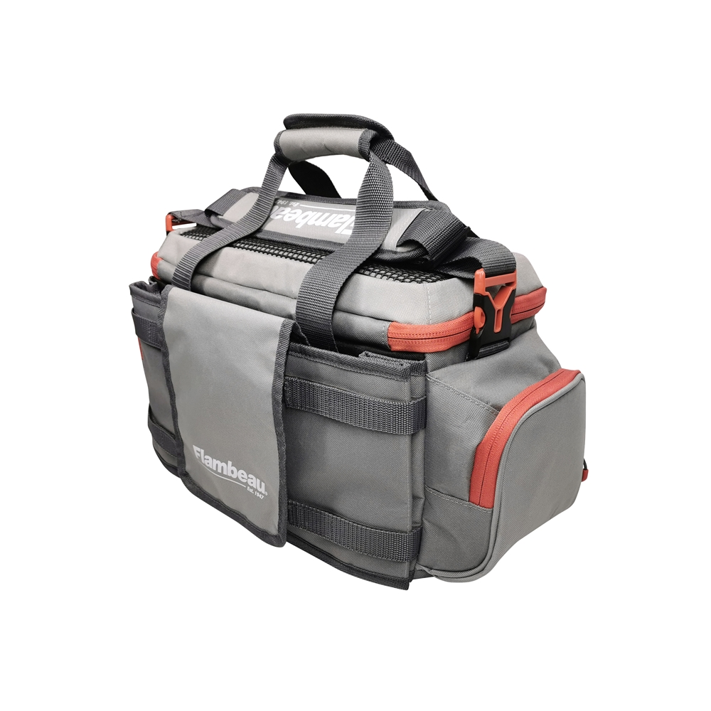 Flambeau Pro Angler Tackle Bag 5007 Grey/Red – Anglerpower Fishing