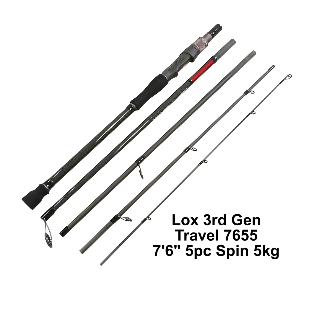 Lox Rods Lox Gen III Travel Rod – Anglerpower Fishing Tackle