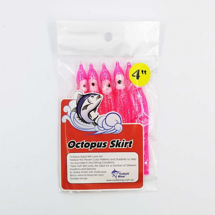 Cobalt Blue Octopus Skirt 4"