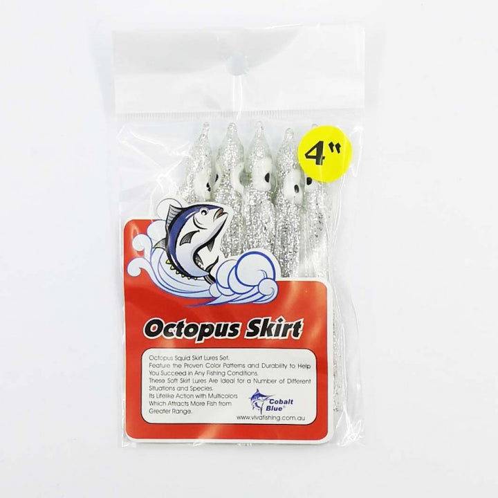 Cobalt Blue Octopus Skirt 4"