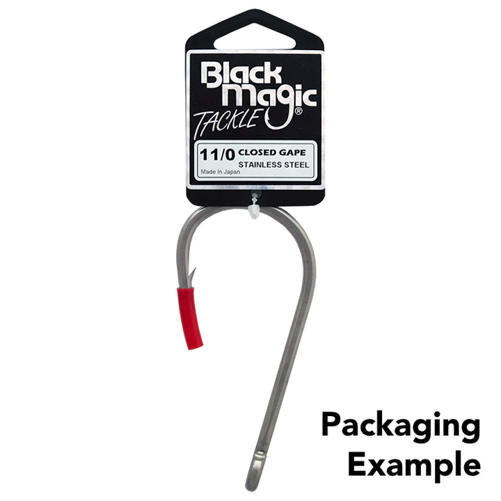 Black Magic Closed Gape Game Hooks (Single)