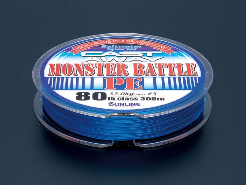 Tresse Sunline Monster Battle PE 300m 8 brins (Tresse pour Pêche - Sunline)