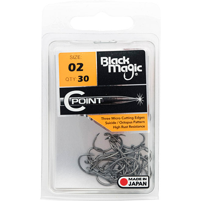 Black Magic C Point Hooks Economy Pack