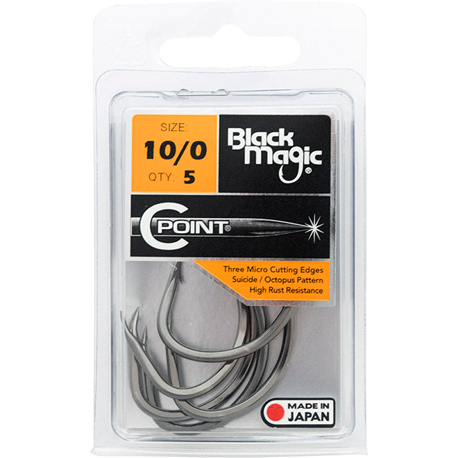 Black Magic C Point Hooks Economy Pack