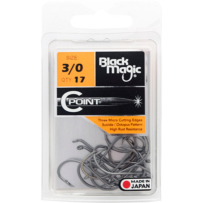 Black Magic C Point Hooks Economy Pack