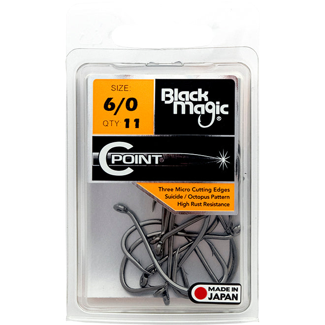 Black Magic C Point Hooks Economy Pack