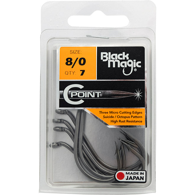 Black Magic C Point Hooks Economy Pack