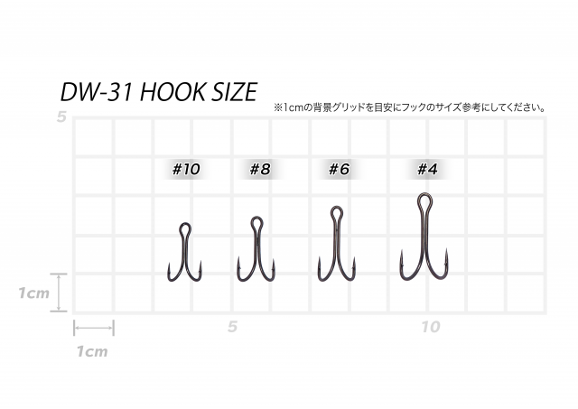 VANFOOK Double Hooks DW-31B Black