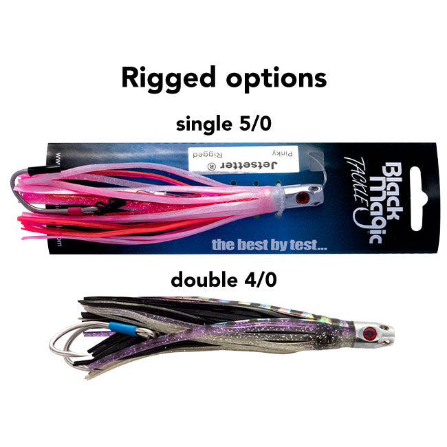 Black Magic Jetsetter Single Hook Rigged Lure