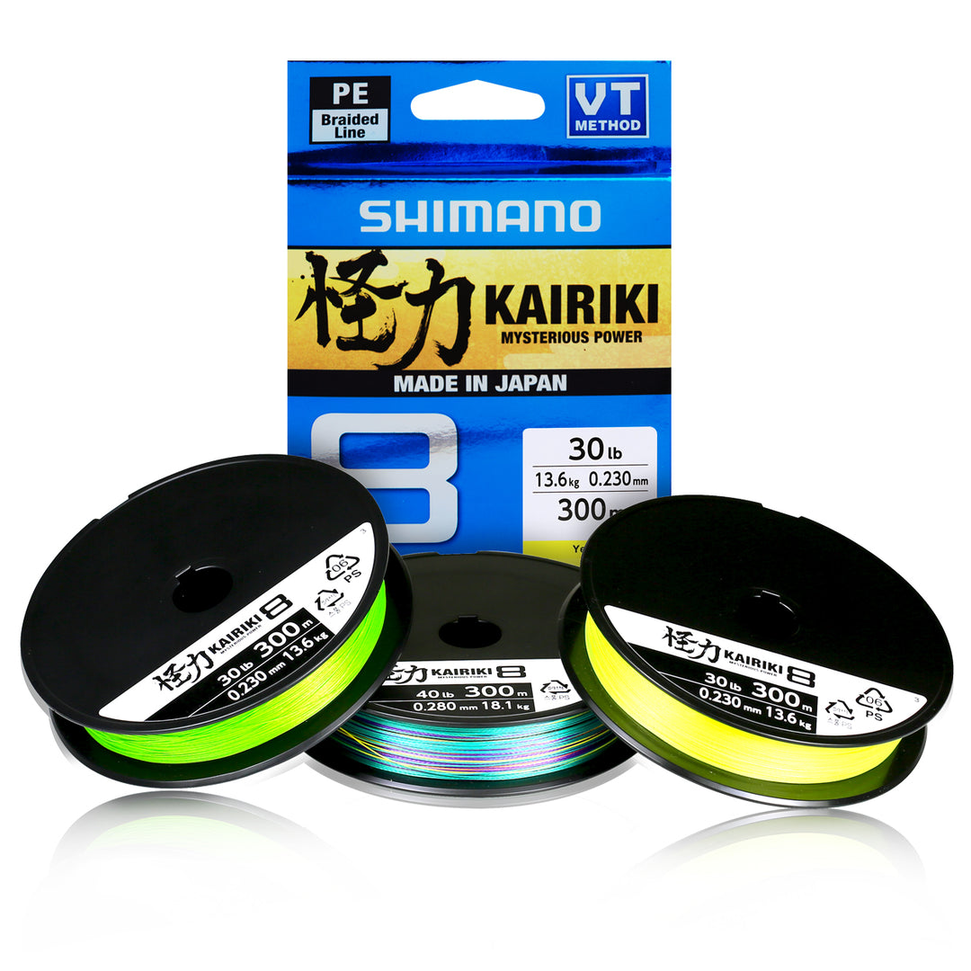 Shimano Kairiki 8 Braid Yellow 300m
