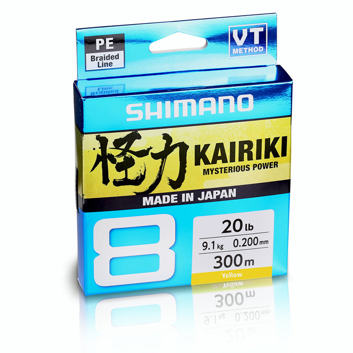 Shimano Kairiki 8 Braid Yellow 300m