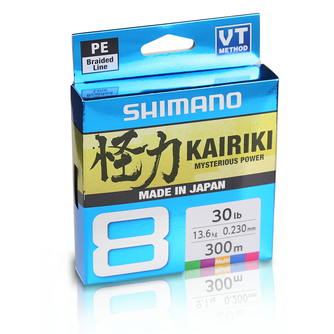 Shimano Kairiki 8 Braid Multi Colour 300m