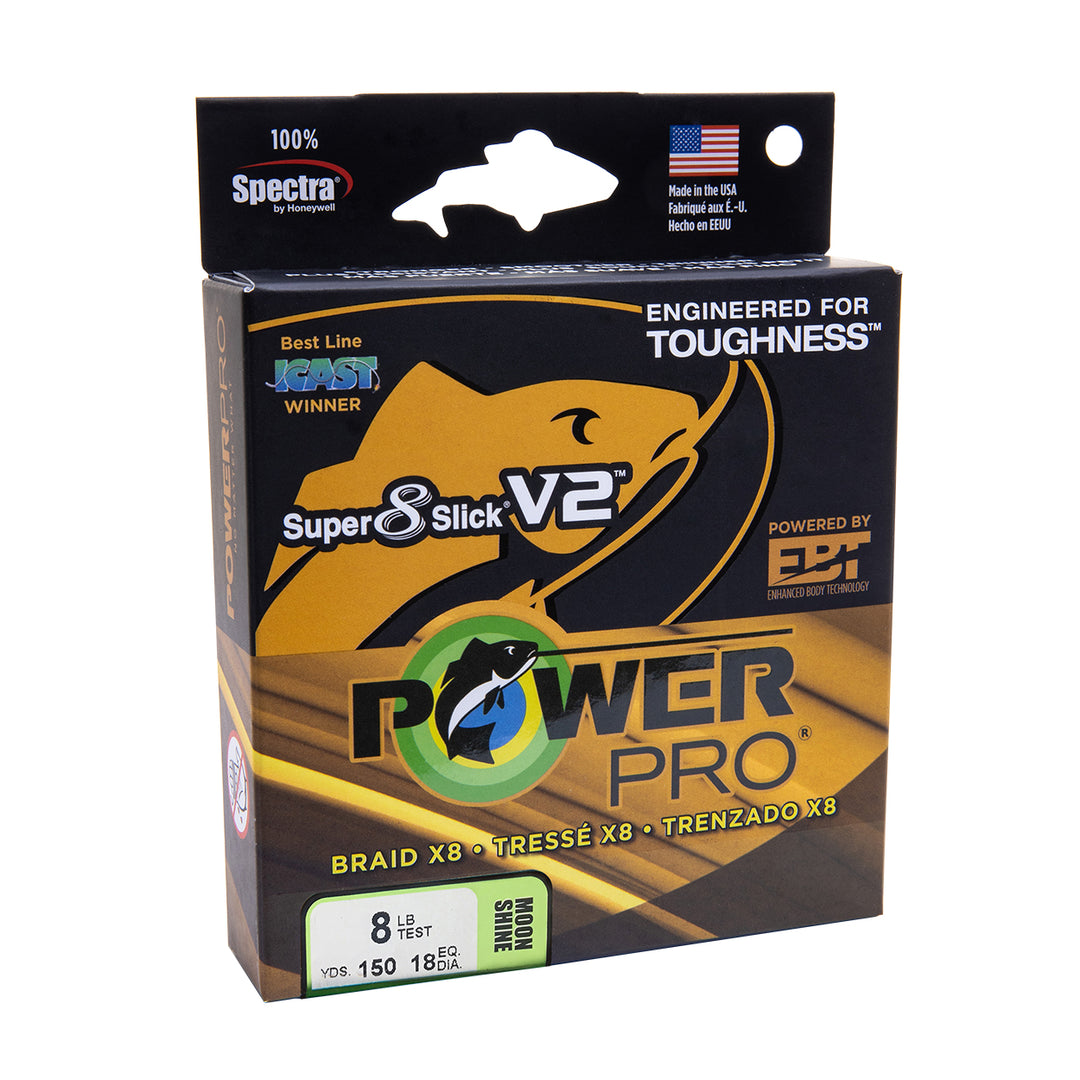 Power Pro Super 8 Slick Braid Moonshine 300yds – Anglerpower Fishing Tackle