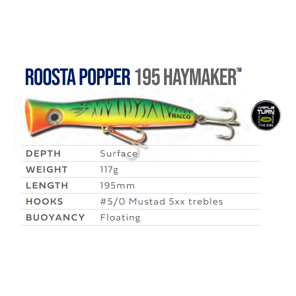 HALCO ROOSTA POPPER 195