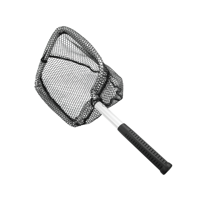 Silstar Bait Net Square Head 20cm Rubber Mesh