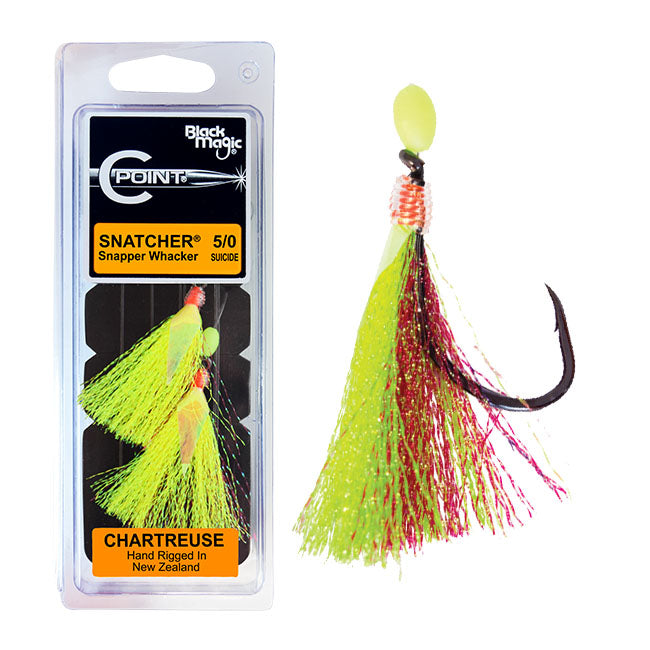 Black Magic Snapper Whacker CHARTREUSE