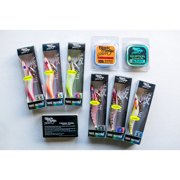 Black Magic Squid Jig GIFT PACK (Size 3.0)